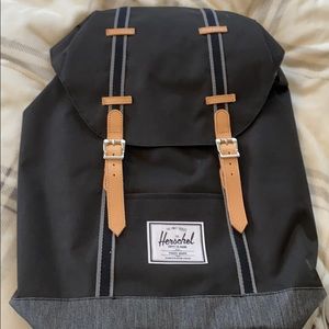 Black Hershel Retreat Backpack